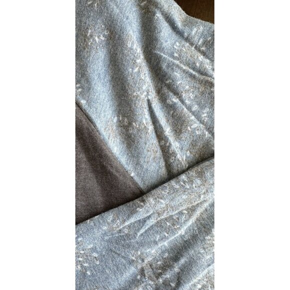 NWT LulaRoe Solid Charcoal Gray w/ Blue Sleeves Plus Size Randy, Size 3XL - Picture 3 of 4